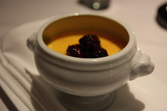 saffron panna cotta