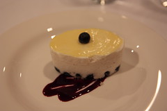 Lemon Mousse Cake with Blueberry